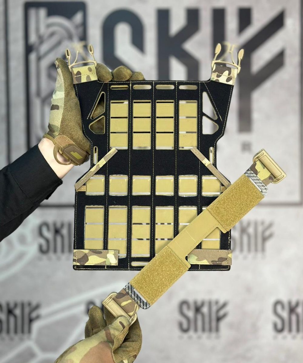 Передний плейтбэг для SB-10 -Берсерк- (АС) — SKIF armor, вид спереди