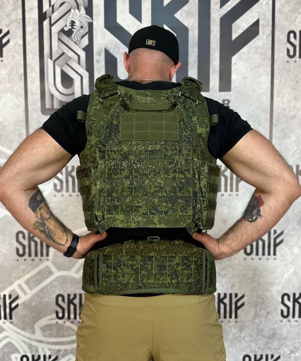 Чехол для плит SB-9 -Доберман- — SKIF armor, вид спереди