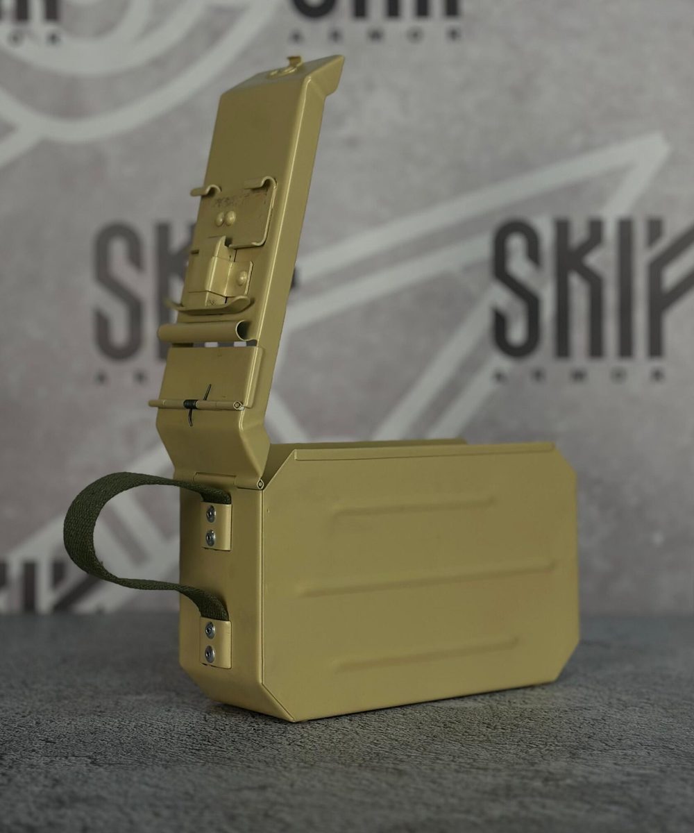 Короб пулеметный на 100 патронов — SKIF armor, вид спереди