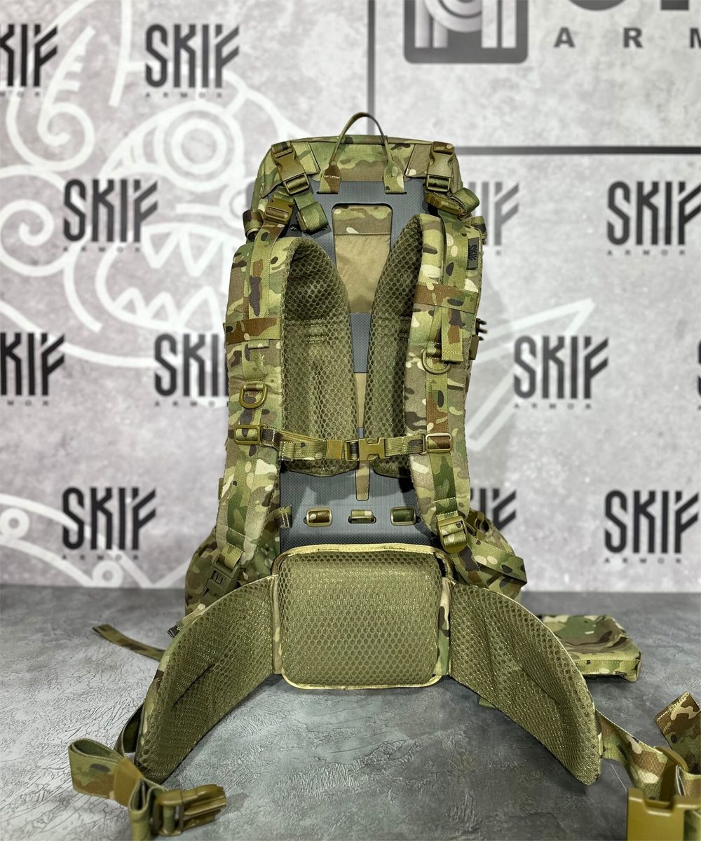 Рюкзак -Странник- 60 литров — SKIF armor, вид спереди
