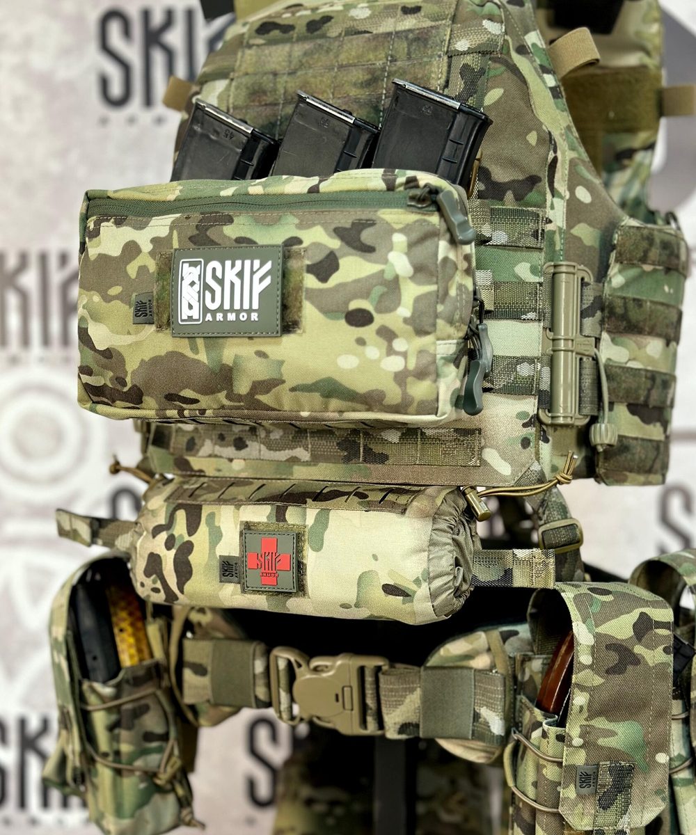 Подсумок SPK-5-3M "Мунин" под 3 магазина АК, с утилитарным подсумком — фото 4