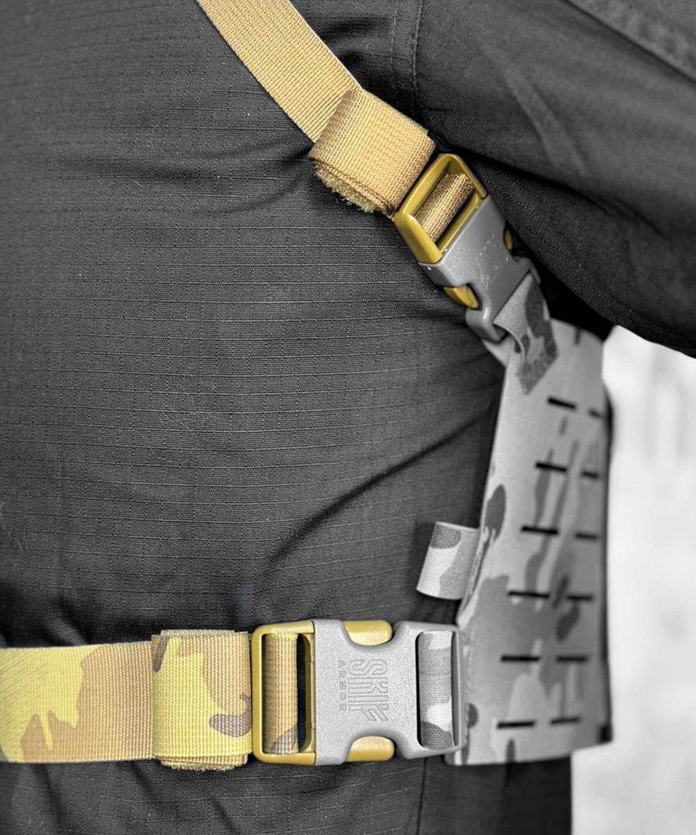 Честриг модуль, лямки (АС) — SKIF armor, вид спереди