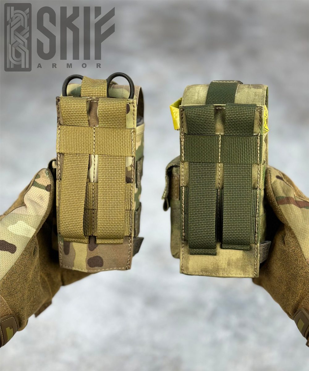 Подсумок медицинский SPM-4 -Морф- — SKIF armor, вид спереди