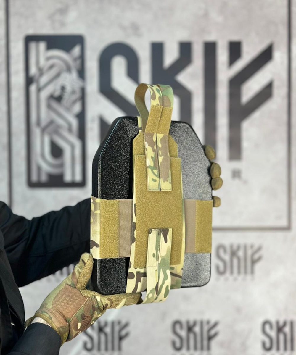 Модуль-чехол для установки плиты на систему SB-10 "Берсерк". (АС) — SKIF armor, вид спереди