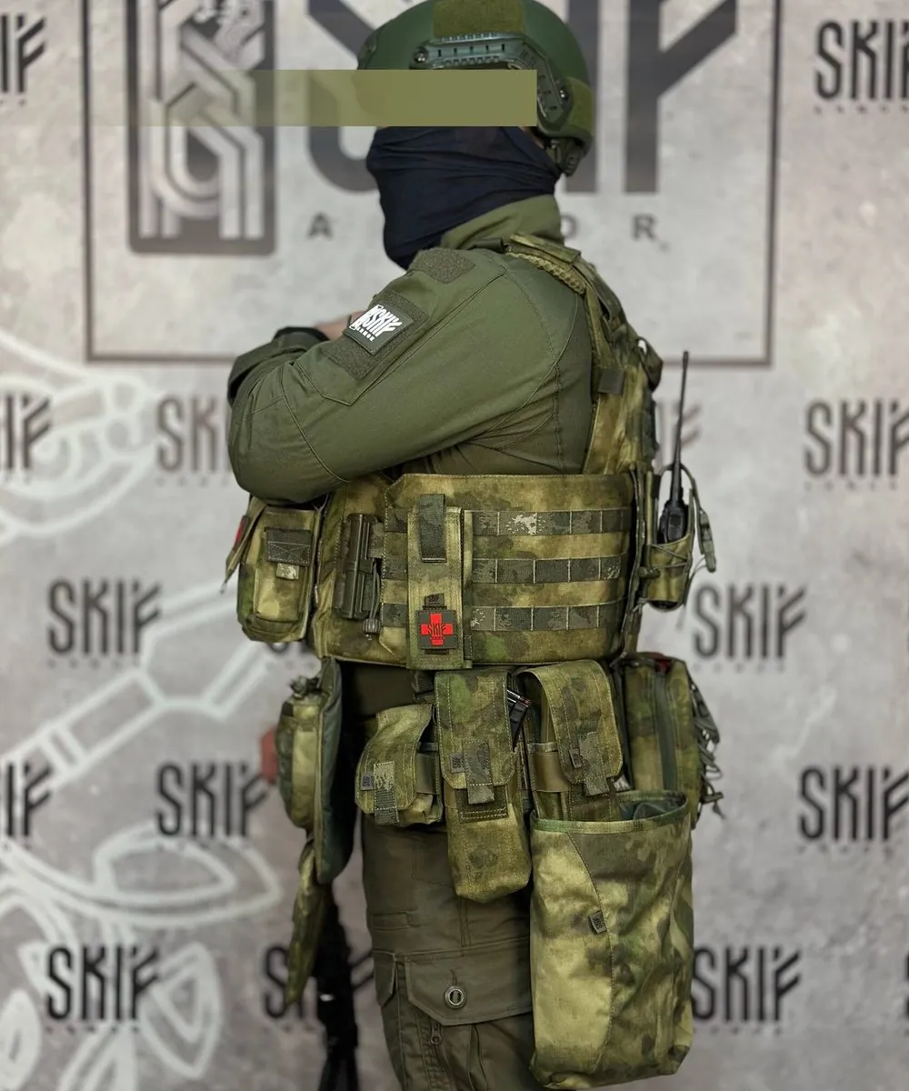 Комплект "Ярл"_мох — SKIF armor, вид спереди