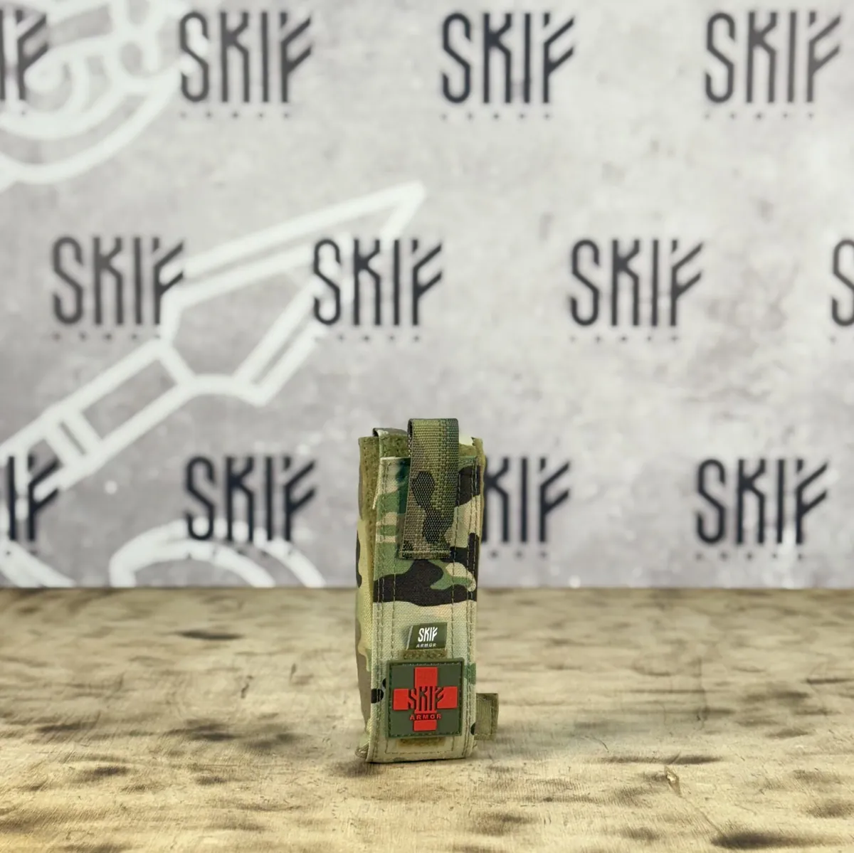 Турникет с подсумком "Дагаз" — SKIF armor, вид спереди