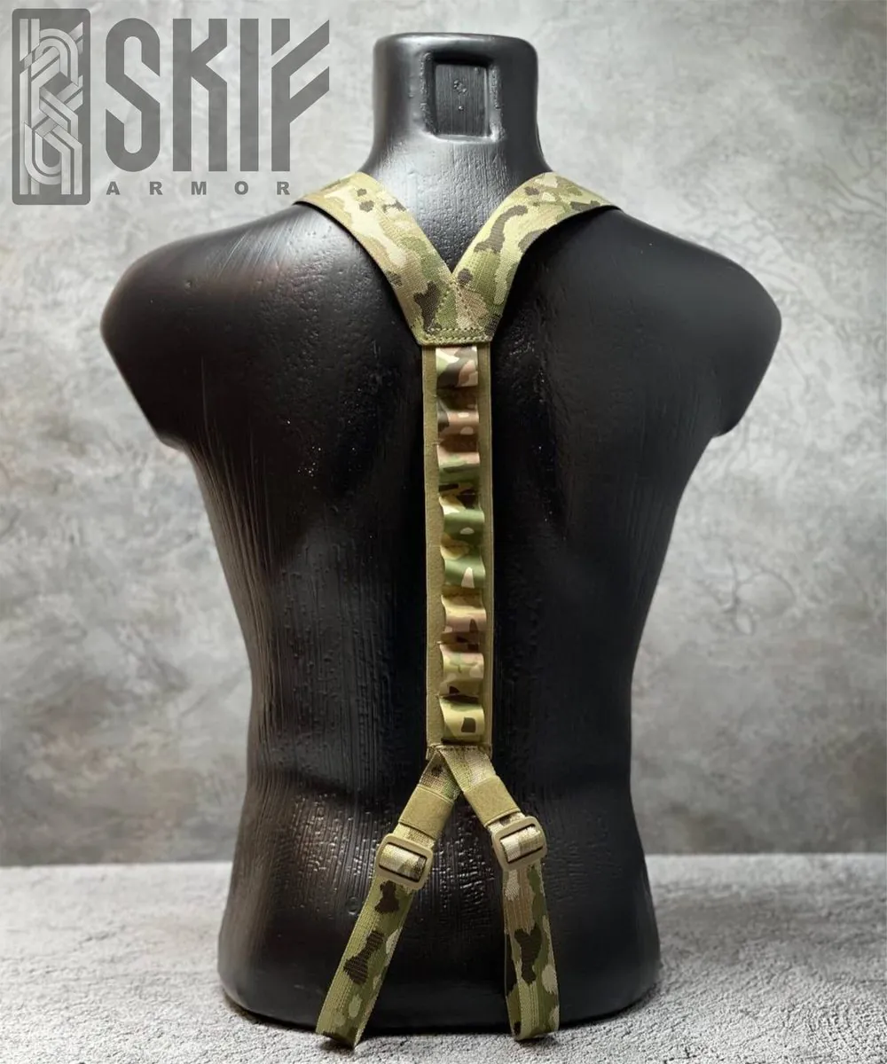 Подтяжки X образные — SKIF armor, вид спереди