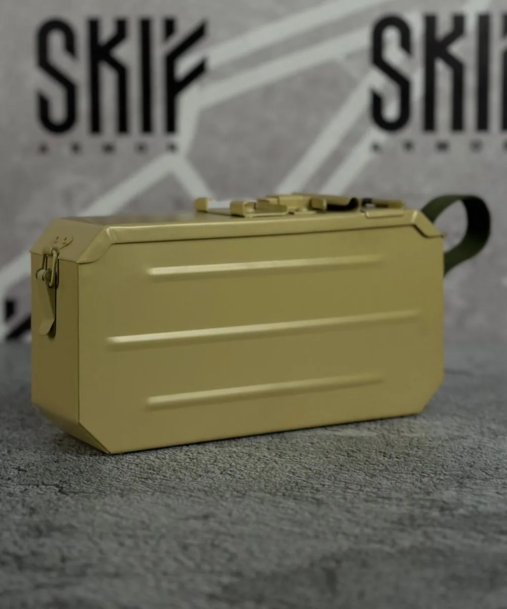 Короб пулеметный на 150 патронов — SKIF armor, вид спереди