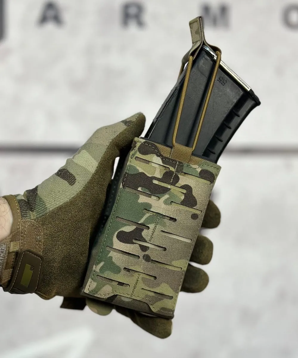 Подсумок-фастмаг SPK-5-1M под 1 магазин АК — SKIF armor, вид спереди