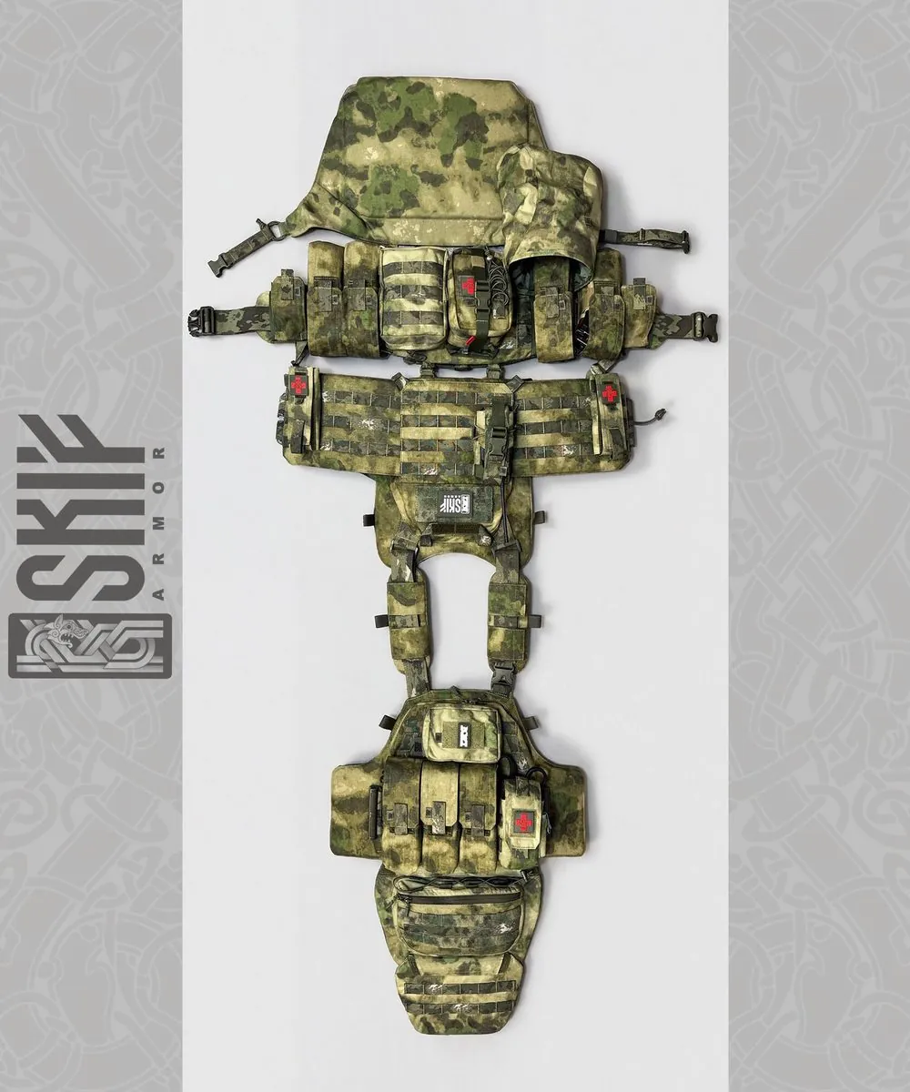 Комплект "Ярл"_мох — SKIF armor, вид спереди