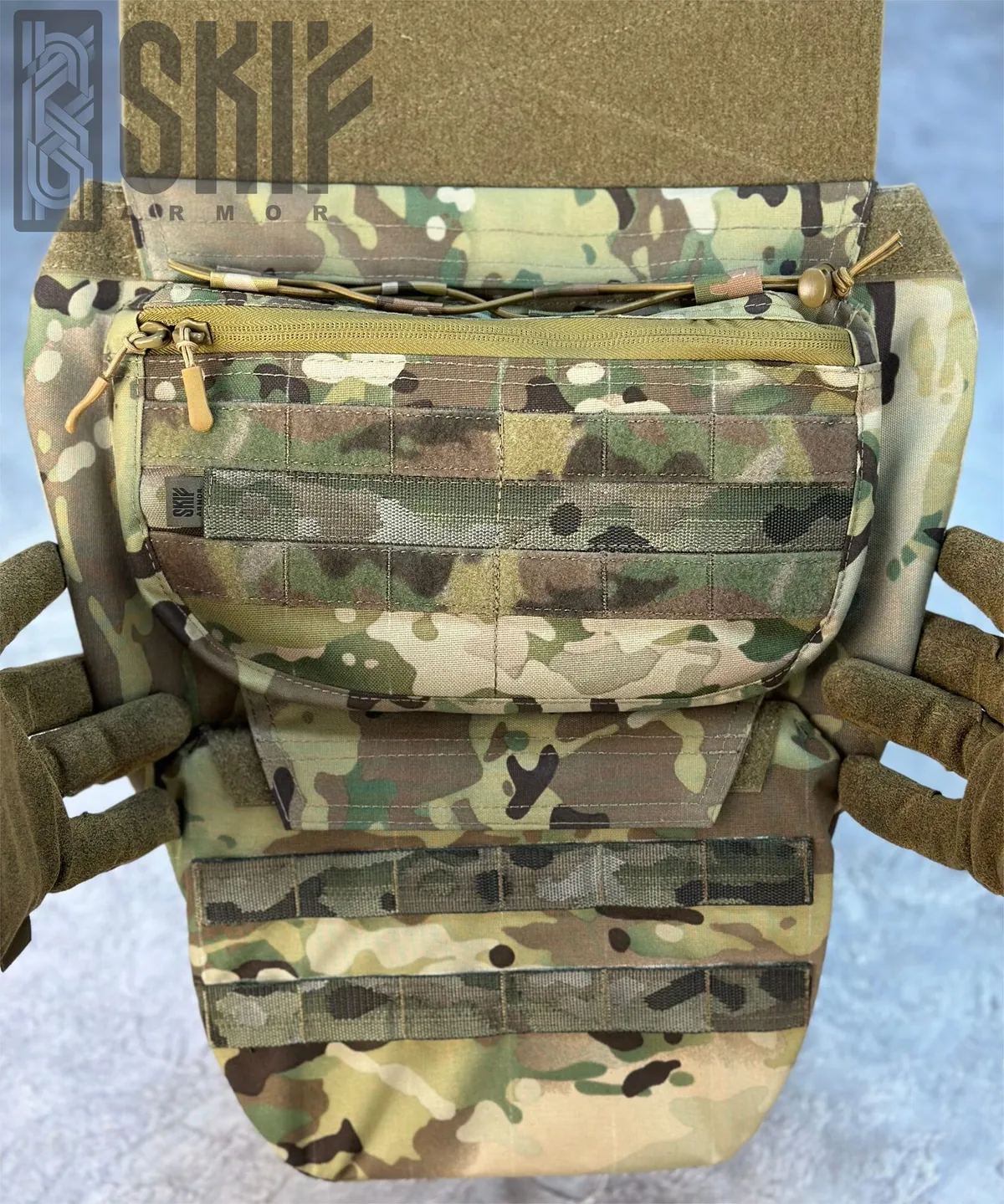 Напашник двойной SB-2 — SKIF armor, вид спереди
