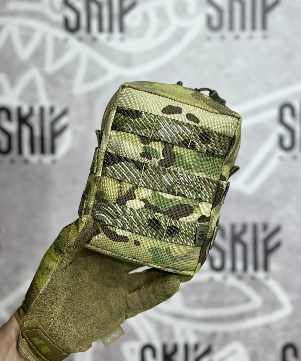 Подсумок утилитарный средний SPU-3 — SKIF armor, вид спереди