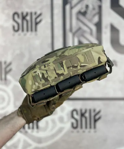 Подсумок SPK-5-3M "Мунин" под 3 магазина АК, с утилитарным подсумком — фото 5